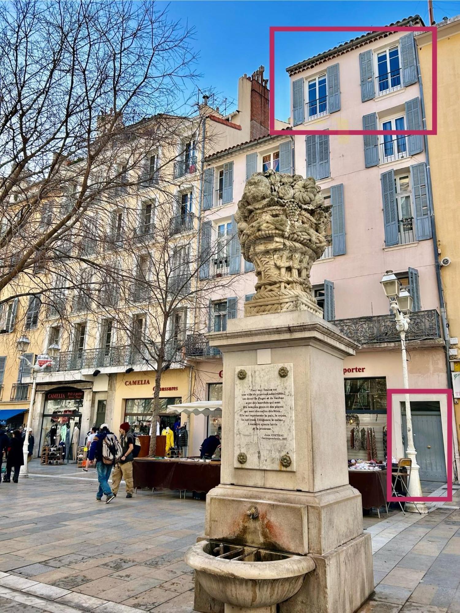 Duplex Climatise Proche Port Toulon Apartment Bagian luar foto